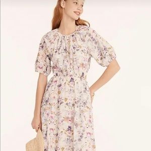 Flora Obscura X J.Crew Side Cutout Dress in Kaleidoscope Floral